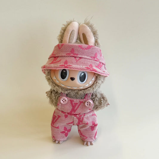 Labubu (LV Inspired) Pink Denim Set